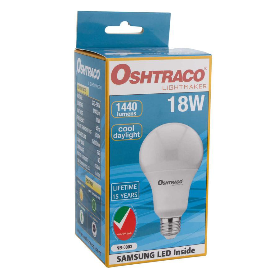 Oshtraco Lightmaker E 27 LED Bulb (18 W, Cool Daylight)