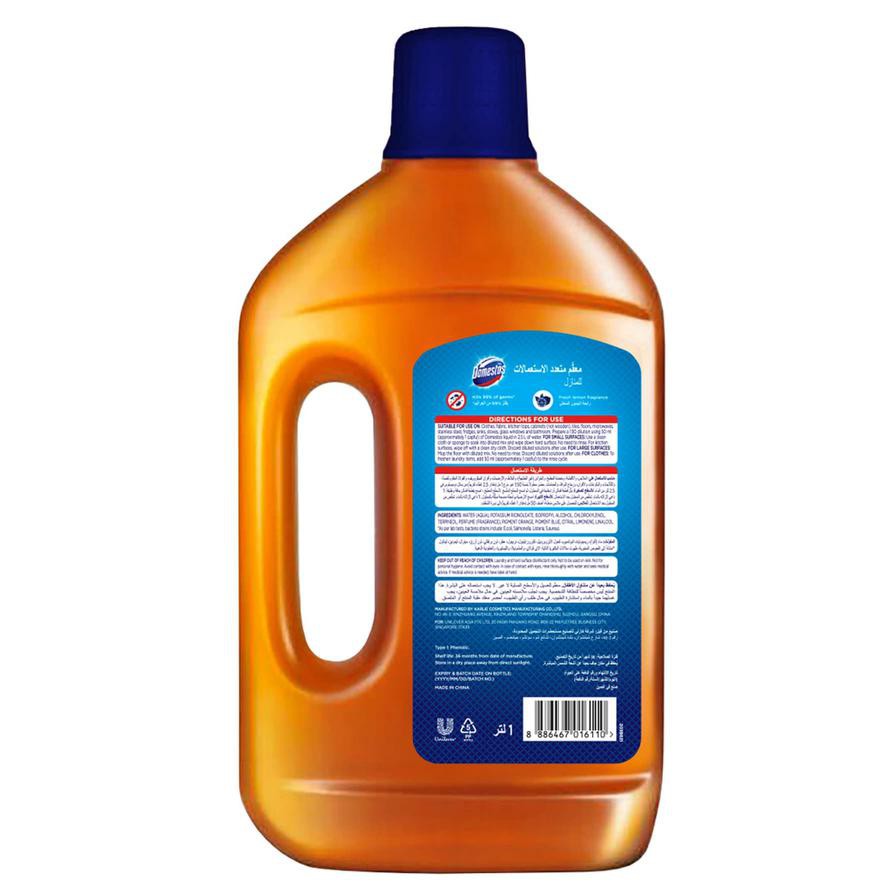 Domestos Disinfectant Liquid (1 L, Lemon)