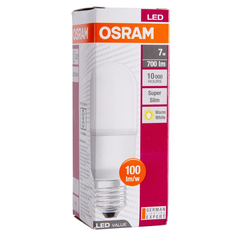 Osram E27 LED Value Stick Bulb (7 W, Warm White)