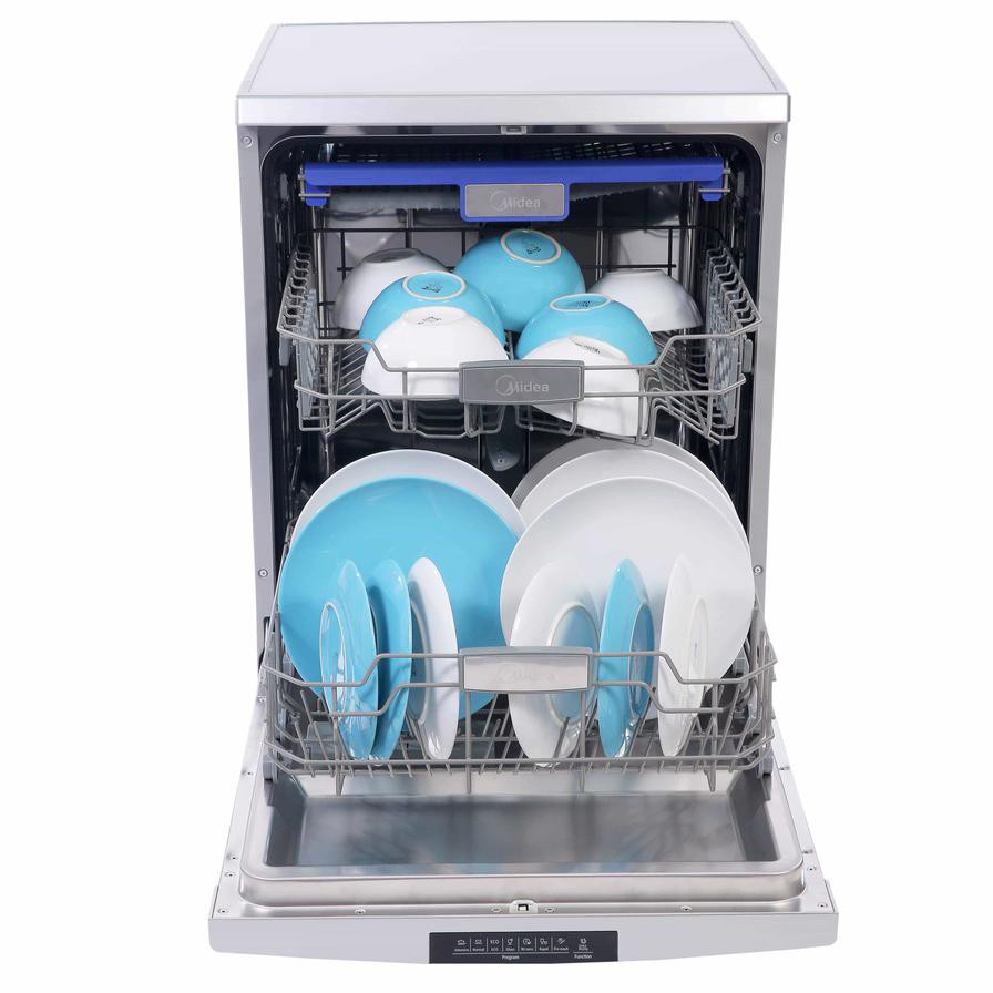 Midea Freestanding Dishwasher, WQP147617QS (14 Place Settings)