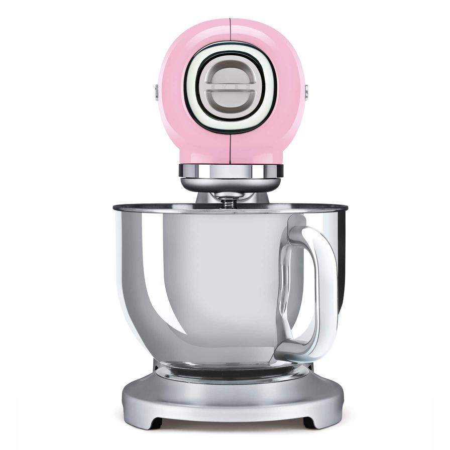 SMEG 50s Retro Style Stand Mixer, SMF02PKUK (800 W)