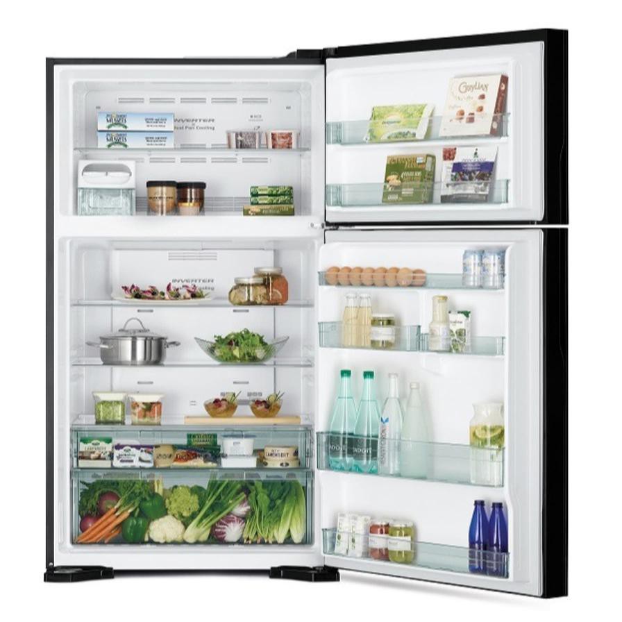 Hitachi Top Mount Refrigerator, RVG760PUK7GBK (760 L)