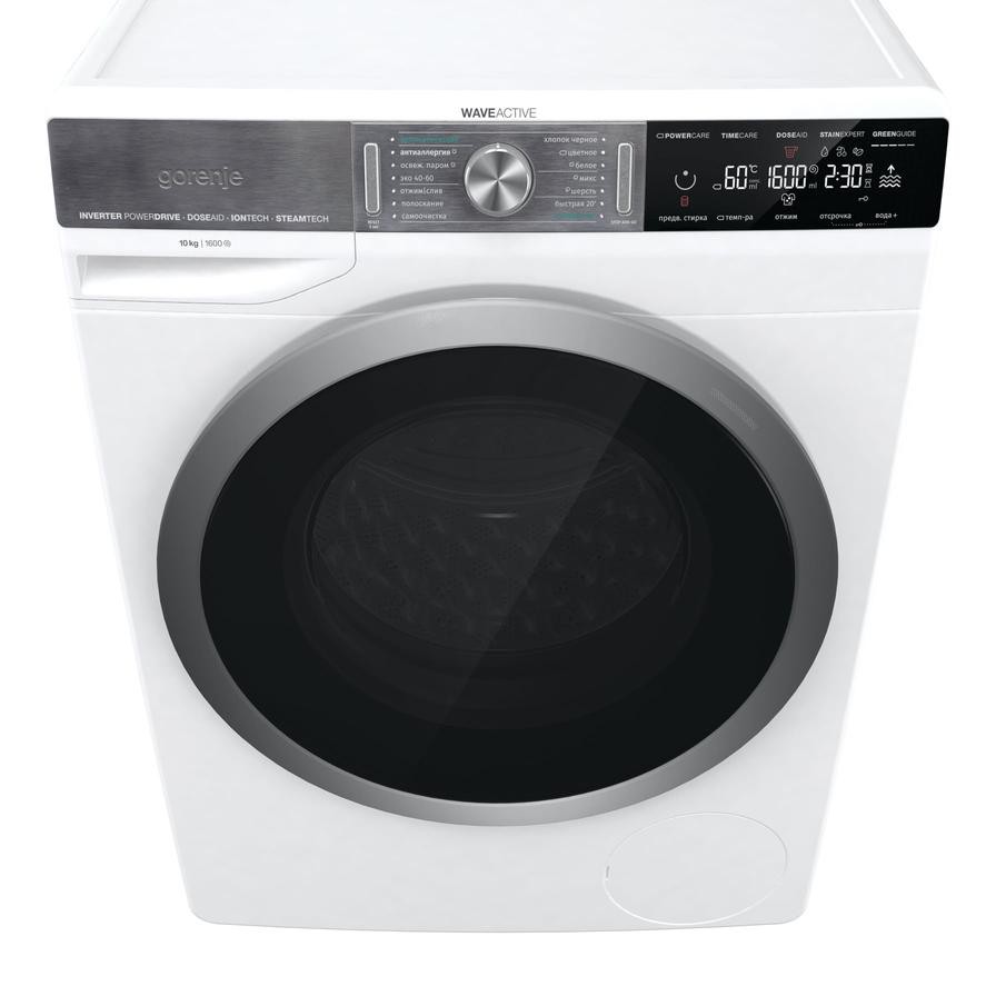 Gorenje 10 Kg Freestanding Front Load Washing Machine, WS168LNST (1600 rpm)