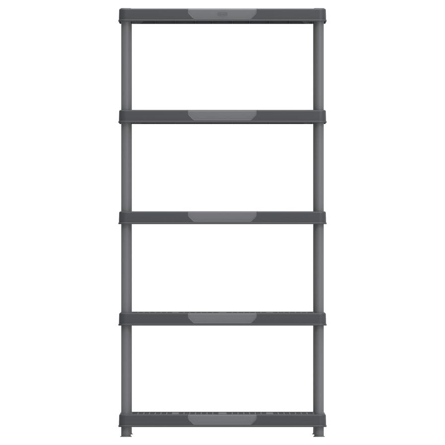 Cosmoplast Plastic 5-Tier Shelving Rack (90 x 45 x 185 cm)