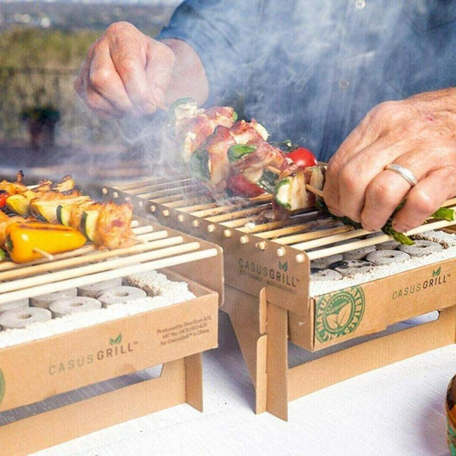 CasusGrill Instant Eco BBQ Grill (32 x 24 x 5.5 cm)