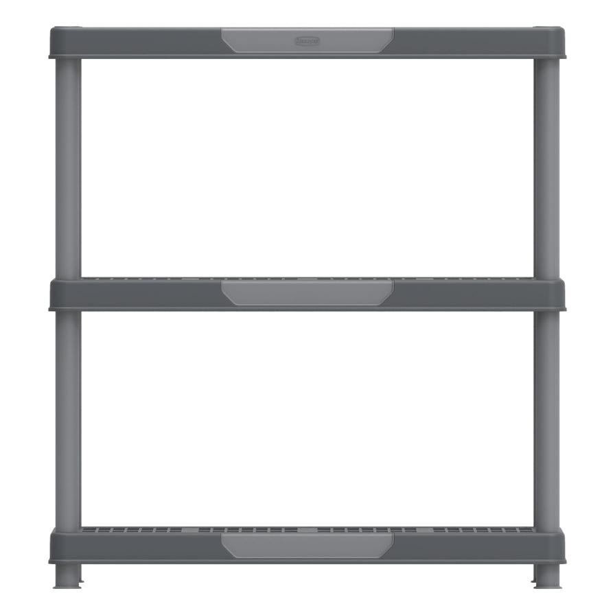 Cosmoplast Plastic 3-Tier Shelving Rack (90 x 45 x 98 cm)