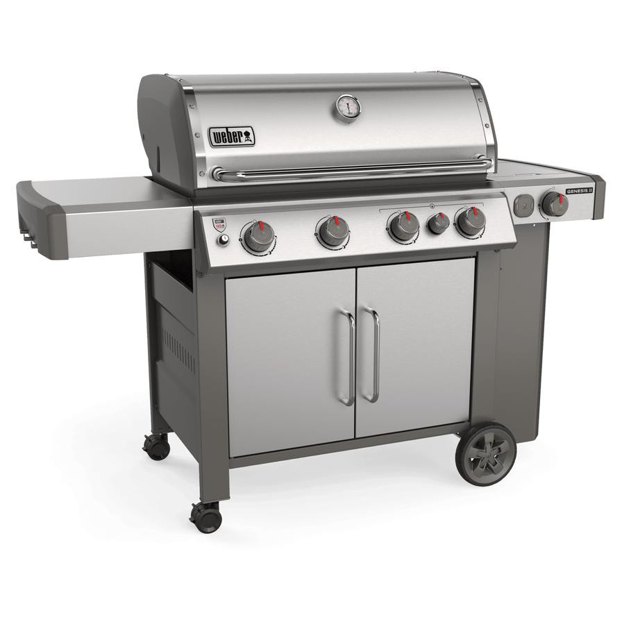 Weber Genesis II 4-Burner Gas Grill W/Side Burner, SP-435