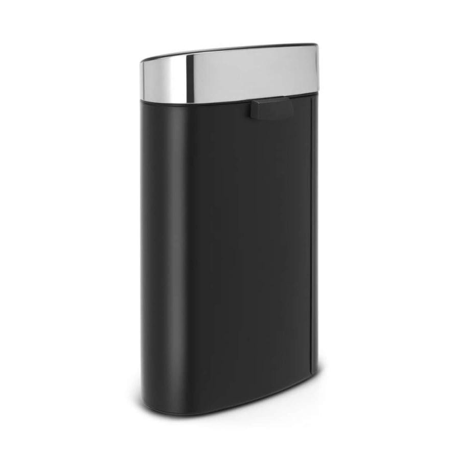 Brabantia Touch Bin with Fingerprint Proof Lid (40 L, Black)