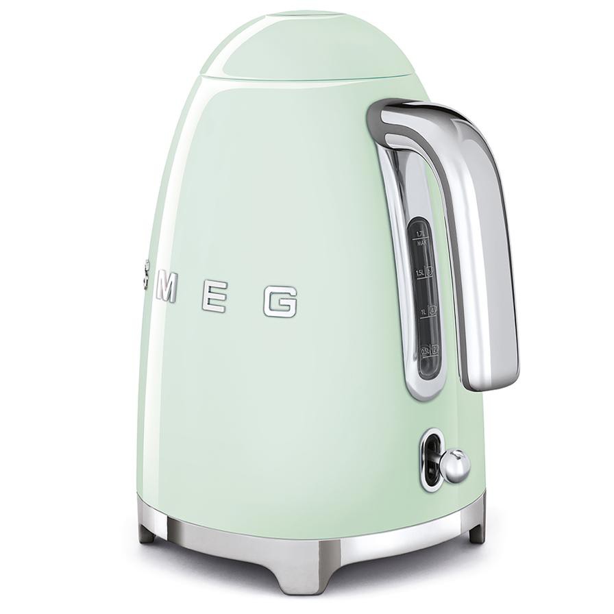 SMEG KLF03PGUK 50s Retro Style Kettle (2400 W, 1.7 L, Pastel Green)