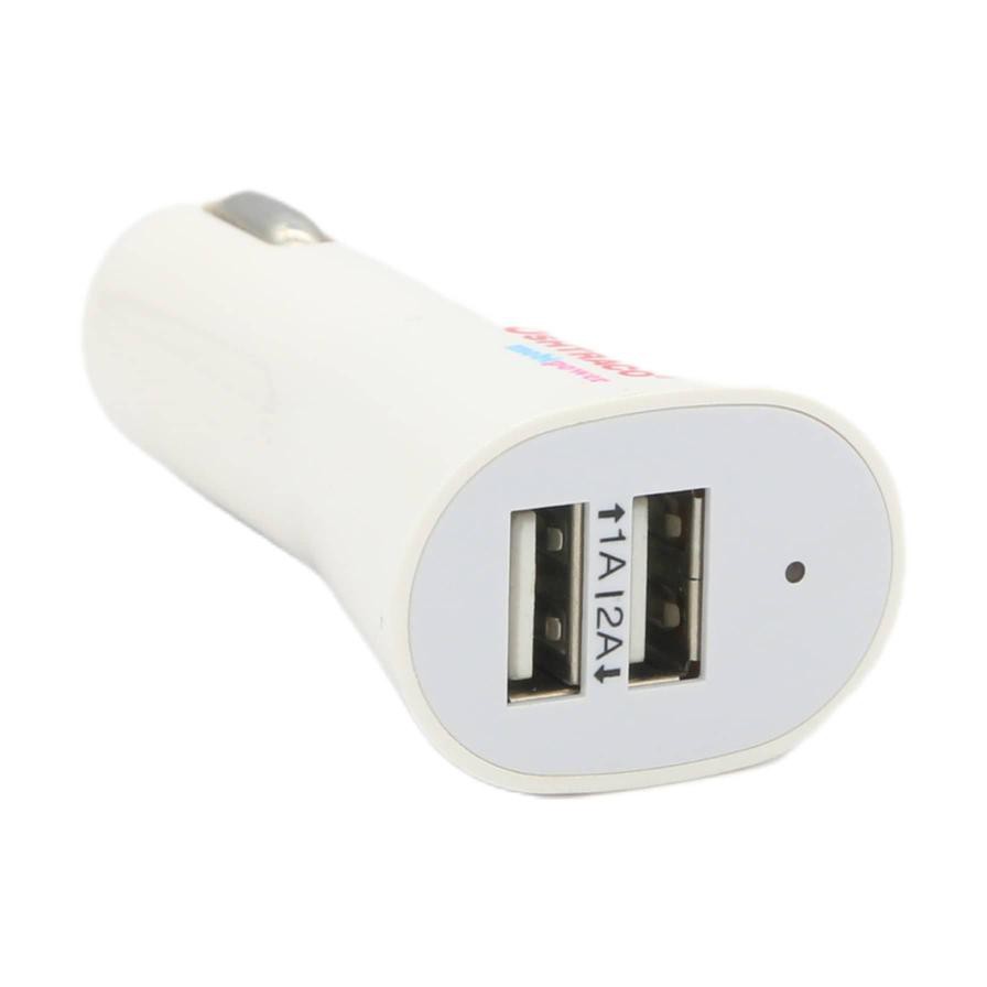 Oshtraco Dual USB Wall Charger + Dual USB Car Charger + Cable