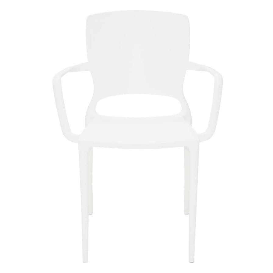 كرسي بذراعين ومسند ظهر مغلق من البولي بروبيلين والألياف الزجاجية صوفيا سوما ترامونتينا (59 × 84.5 × 50.5 سم)