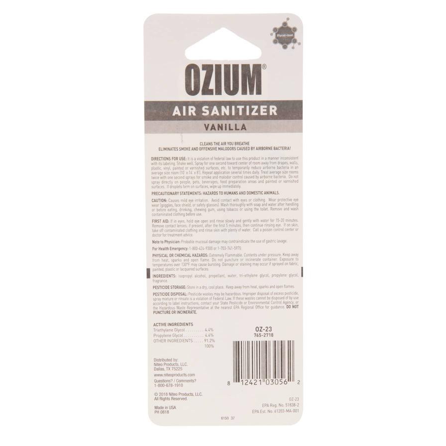 Ozium Air Sanitizer (23.6 ml, Vanilla)