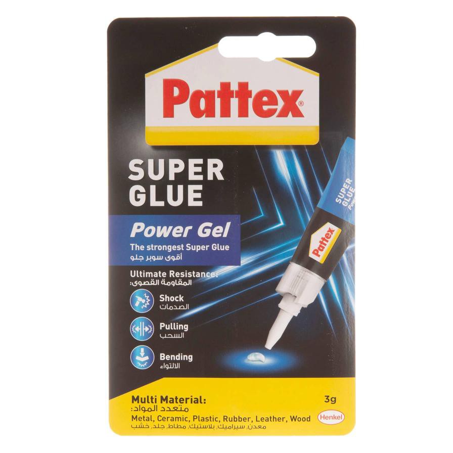 Pattex Super Glue Power Gel Tube (3 g)