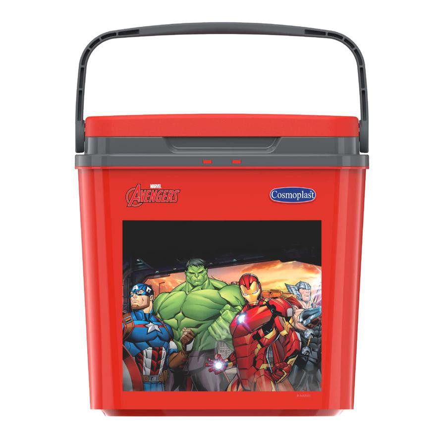 Cosmoplast Plastic Avengers Chill Box (27 x 20 x 19 cm, 4 L)