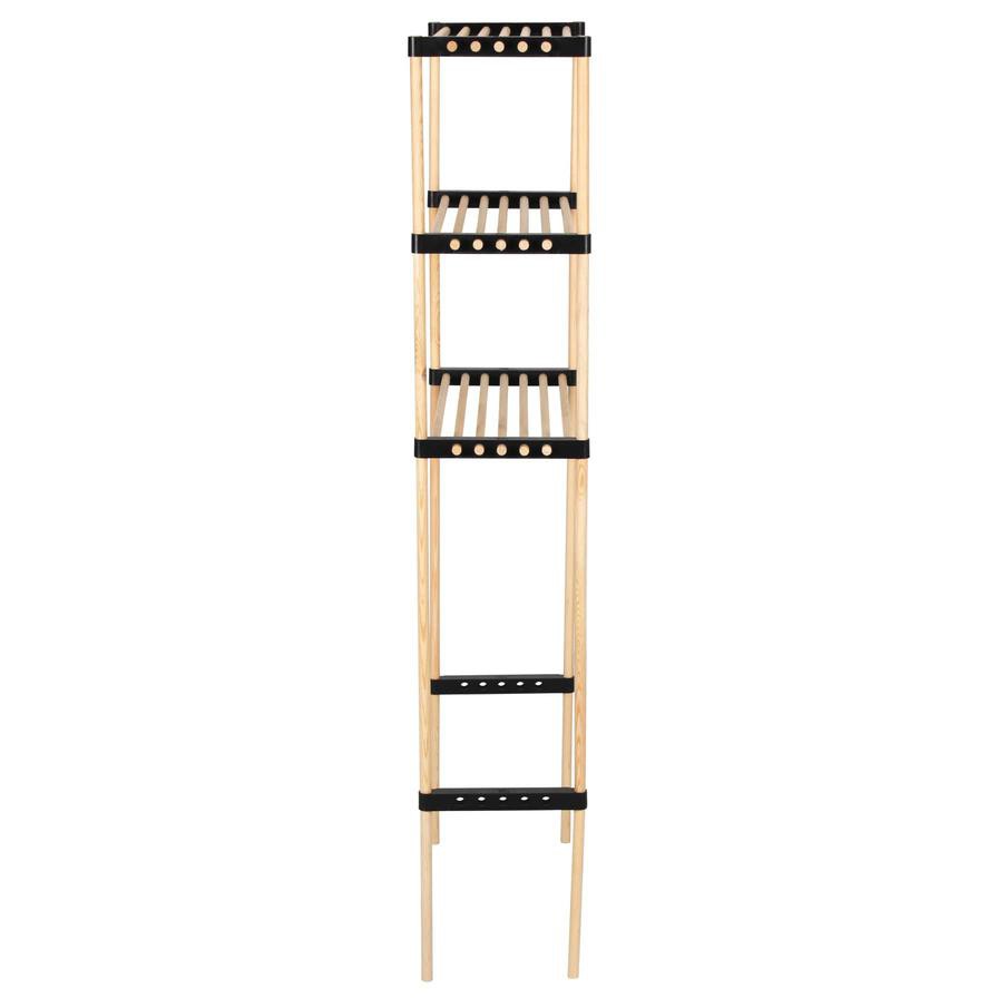 Seowood Bamboo Multi Purpose Modular Shelf (28 x 68 x 152 cm)