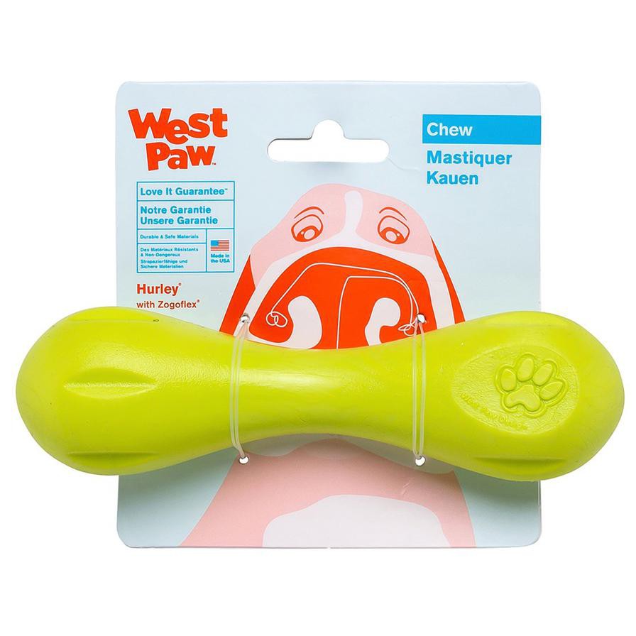 West Paw Hurley Dog Chew Toy (Green, Small)