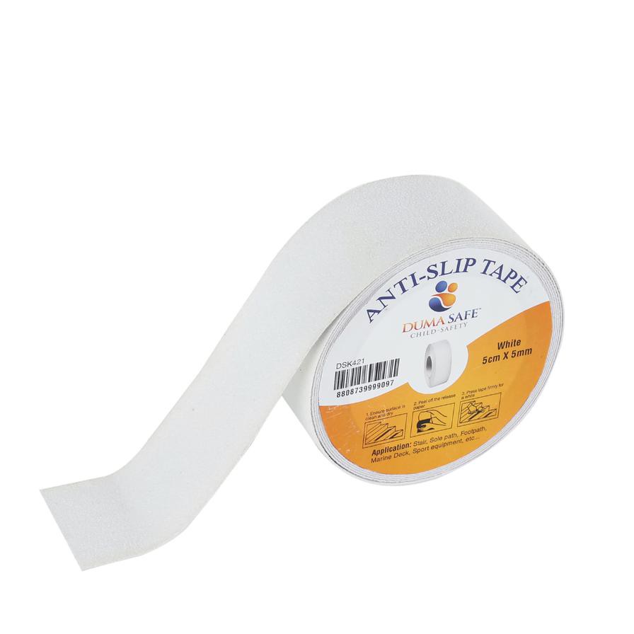 Duma Safe Anti-Slip Tape (White, 5 cm x 5 m)