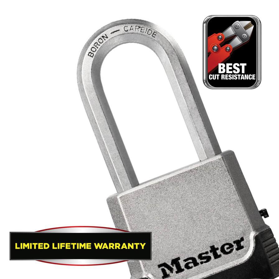 Master Lock Zinc Heavy Duty Padlock (11 x 5.6 x 2.8 cm)