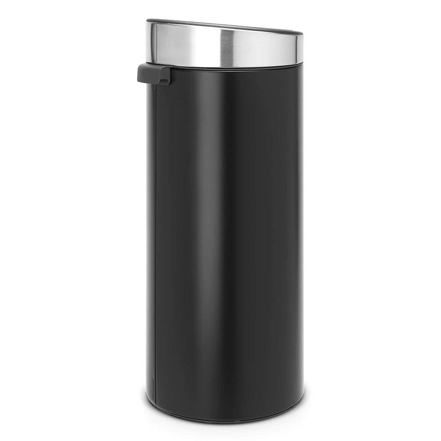 Brabantia Touch Bin with Fingerprint Proof Lid (30 L, Black)