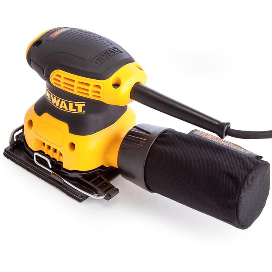 DeWalt Orbital Palm Grip Sander W/Dust Bag DW411 (13500 RPM, Yellow)