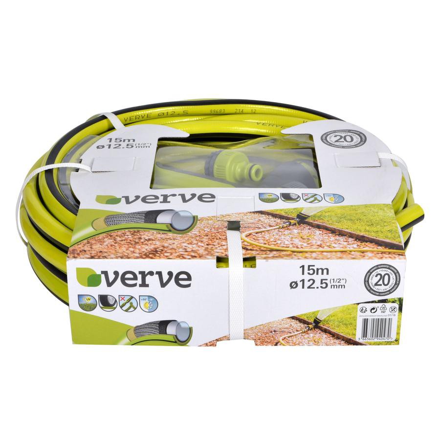 Verve PVC Hose Pipe (12.5 mm x 15 m)