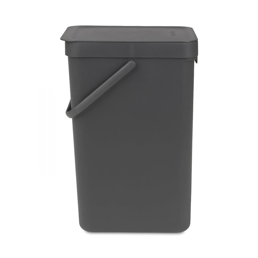 Brabantia Sort&Go Waste Bin (16 L, Grey)