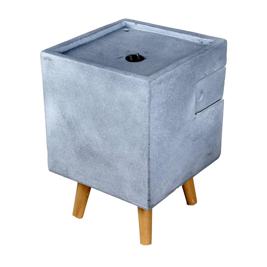 Square Contemporary Fountain (37.5 x 25 x 25 cm)