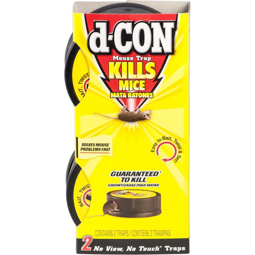 dCon No View, No Touch Mouse Traps (Pack of 2)