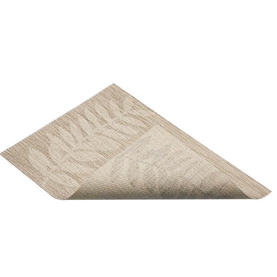 KitchenCraft Woven Leaf Placemat (30 x 45 cm, Beige)