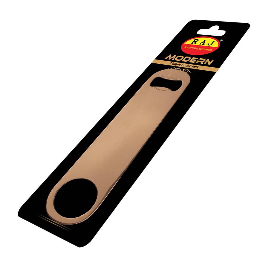 Raj Copper Flat Bottle Opener (25.2 x 6.2 x 1.1 cm)