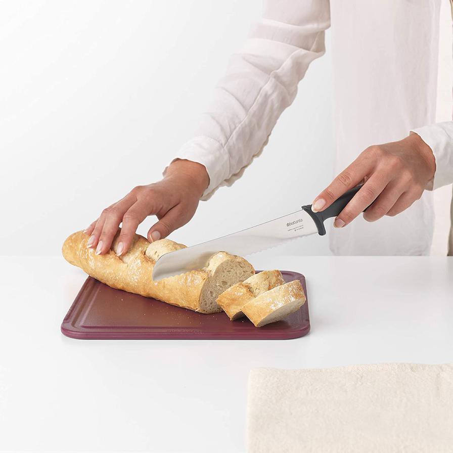 Brabantia Tasty+ Steel Bread Knife (1.7 x 2.6 x 24.8 cm)