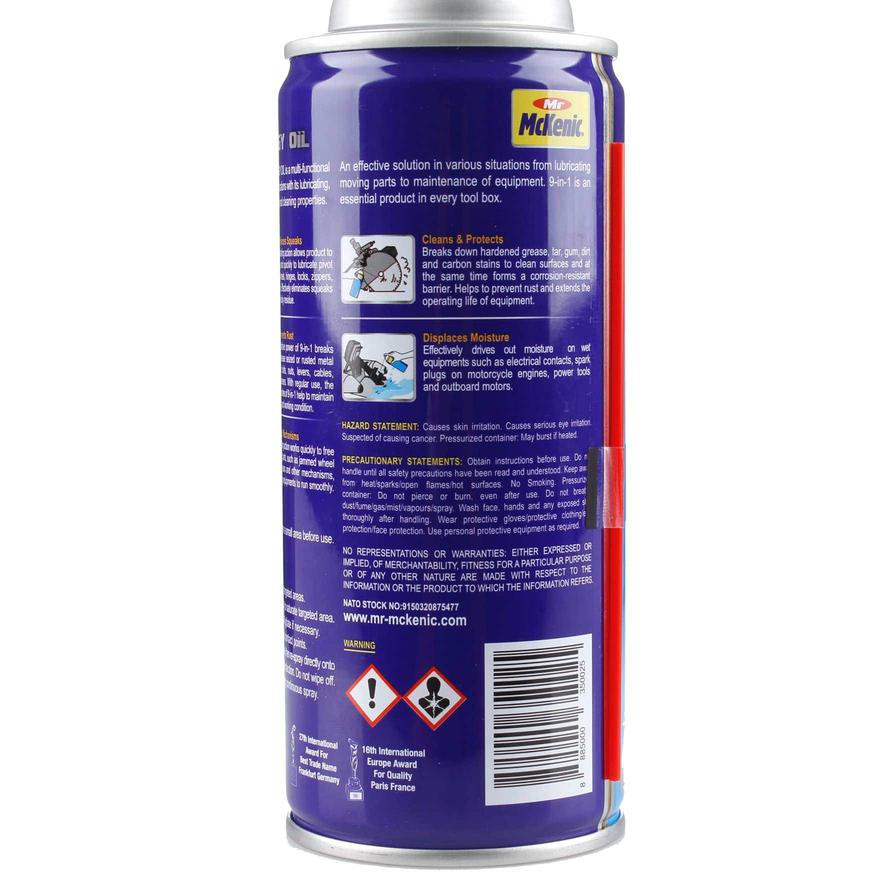 Mr. Mckenic Non-Flammable Premium Lubricant Technology Oil (450 ml)