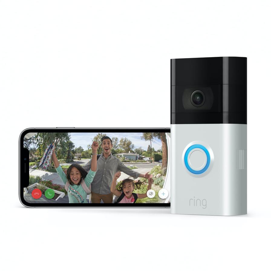 Ring V3 Lite Video Doorbell (12.8 x 6.2 x 2.8 cm)