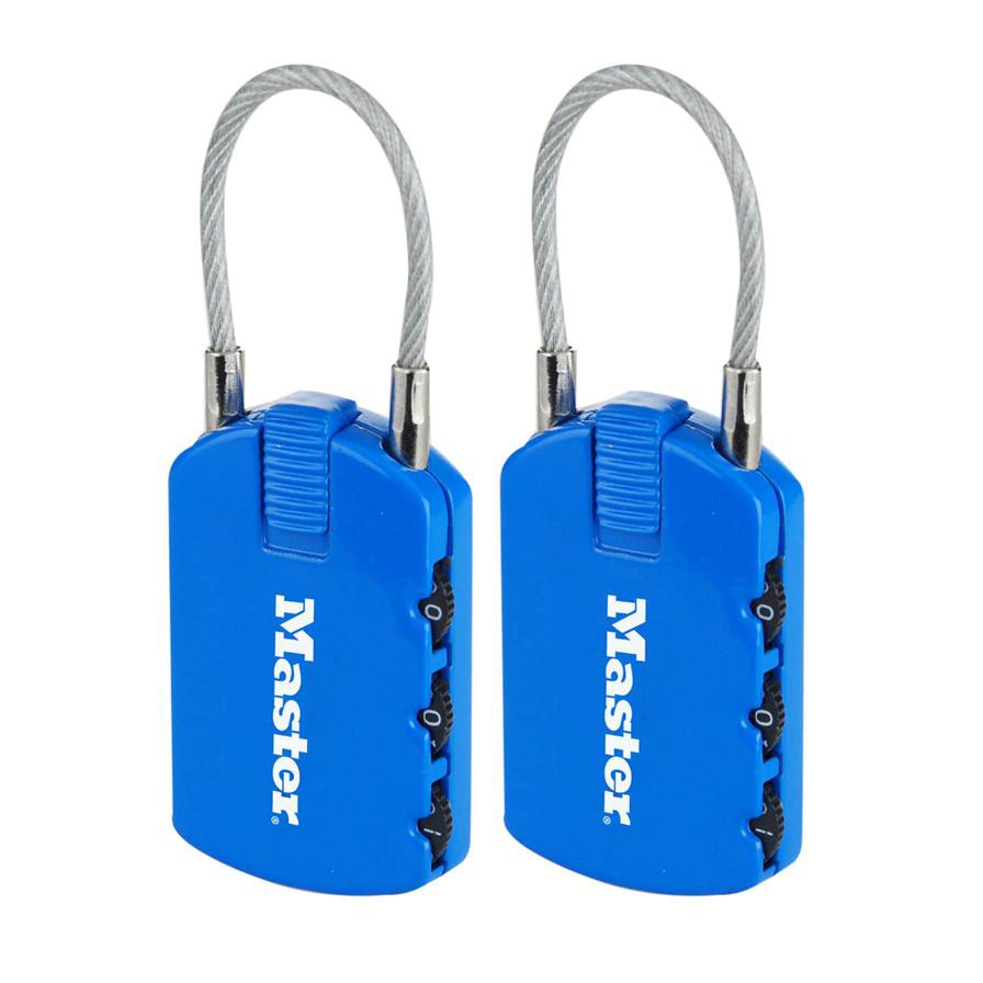 Master Lock Zinc Combination Padlock (6.5 x 3 x 1.1 cm, Assorted Color)