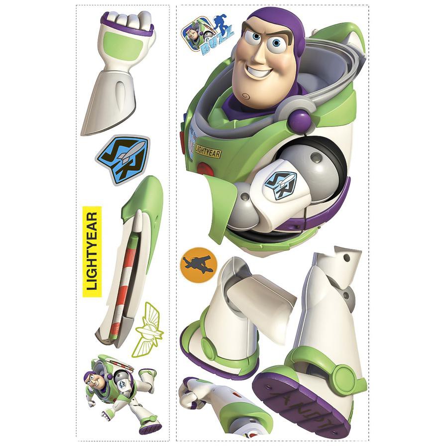 RoomMates RMK1431GM Buzz Lightyear Glow in the Dark Giant Wall Decals (Multicolored)