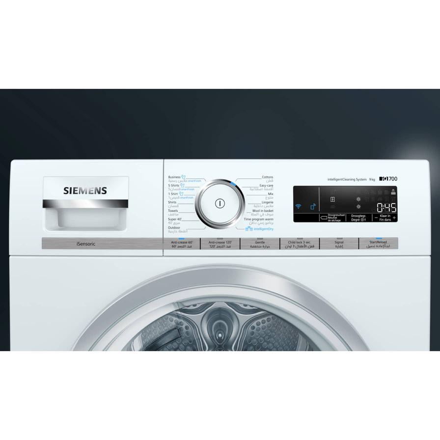 Siemens iQ700 9 kg Freestanding Front Load Condenser Dryer, WT47XKH1GC