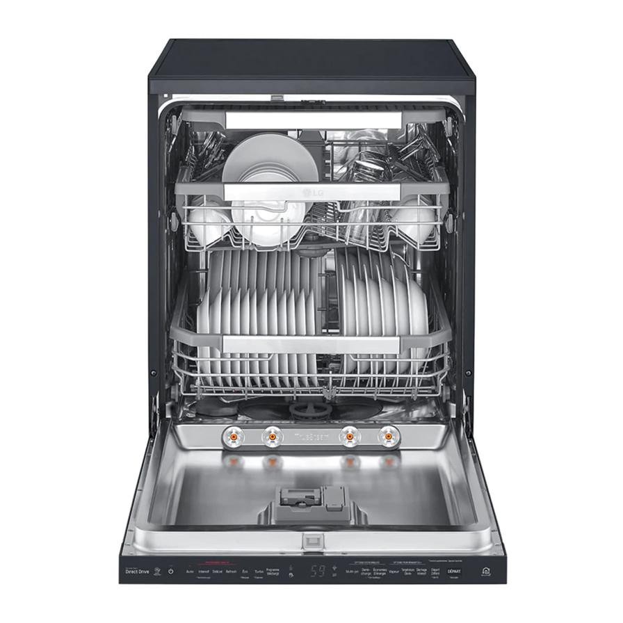 LG Built-In QuadWash Steam Dishwasher, DFB325HM (14 Place Setting)