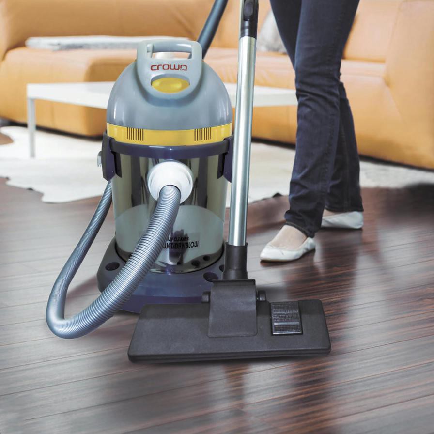 Crownline Wet & Dry Vacuum Cleaner, SS23 (32 L, 1200 W)