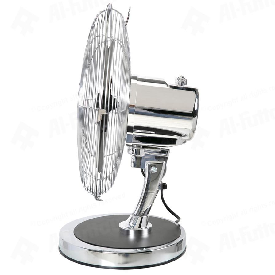 Crownline TF-216 Table Fan (45 W, Silver)