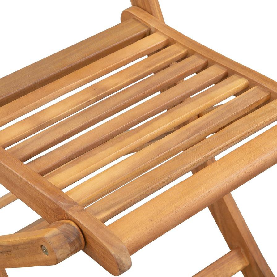 طقم كراسي قابلة للطي خشب أكاسيا كينجستون (61.5 × 47 × 90 سم، قطعتين)