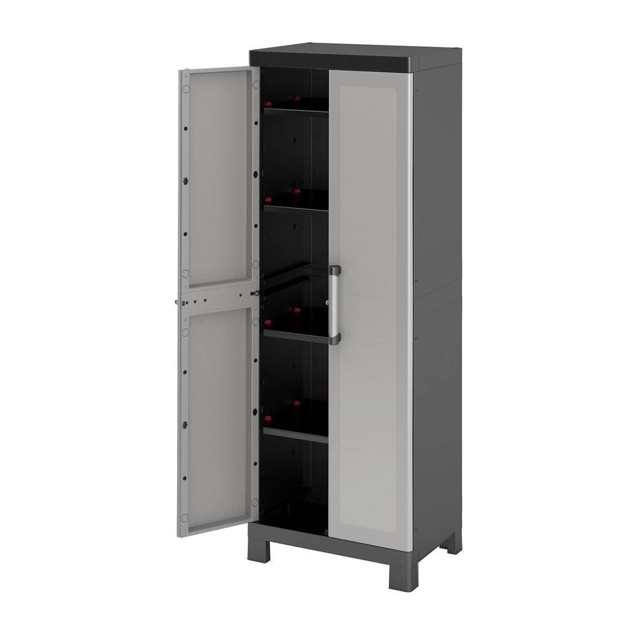 Form Links 4-Shelf Polypropylene Utility Storage Cabinet (182 x 65 x 45 cm)