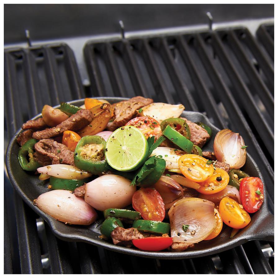 Broil King Fajita Pan Set (36 x 18 x 2 cm, Black)