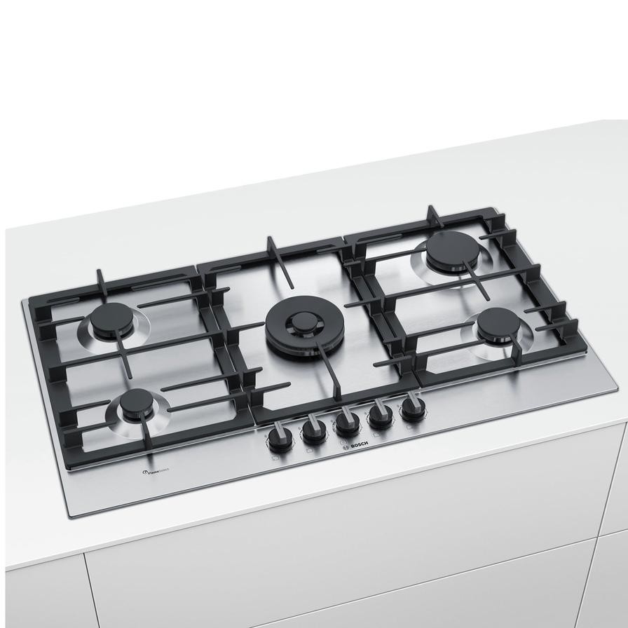 Bosch 5 Burner Gas Hob, PCR9A5B90M (4.5 x 91.5 x 52 cm)