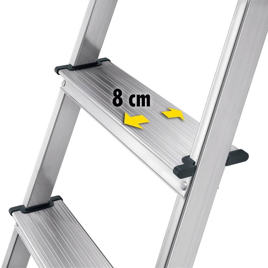 Hailo Selekta Basicline 7-Tier Step Ladder (53 x 12 x 229 cm)