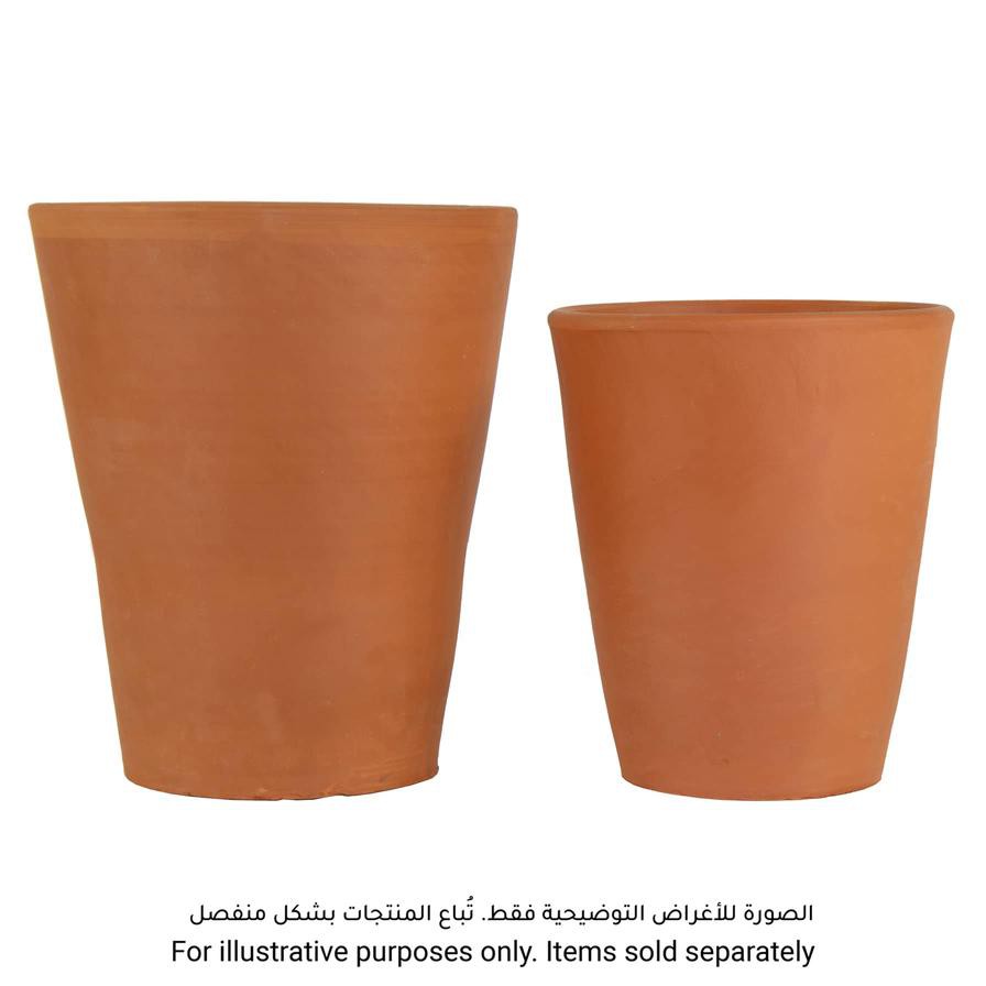 Glazed Terracotta Sparta Koniko Vase Plant Pot Generic (29.5 x 29.5 x 35 cm, Big)