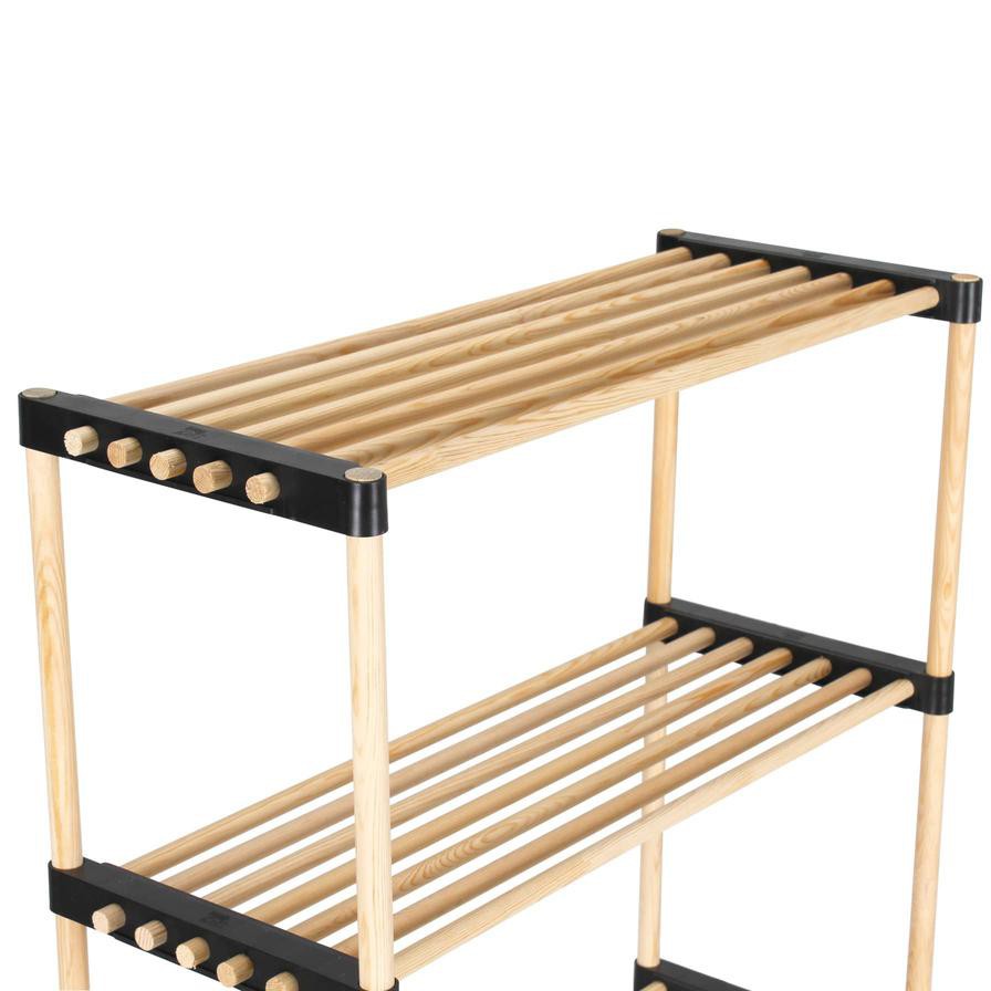 Seowood Bamboo Multi Purpose Modular Shelf (28 x 68 x 152 cm)