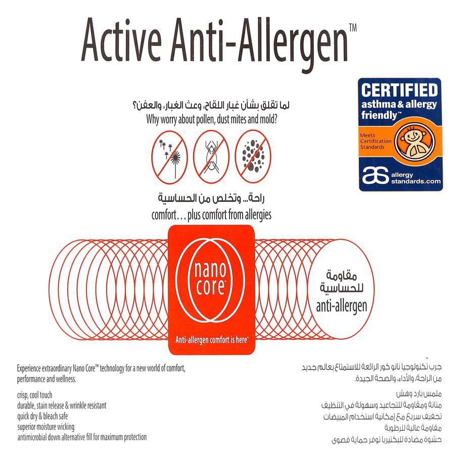 Welspun Active Anti-Allergen Single Duvet, SD-NC20 (160 x 220 cm)