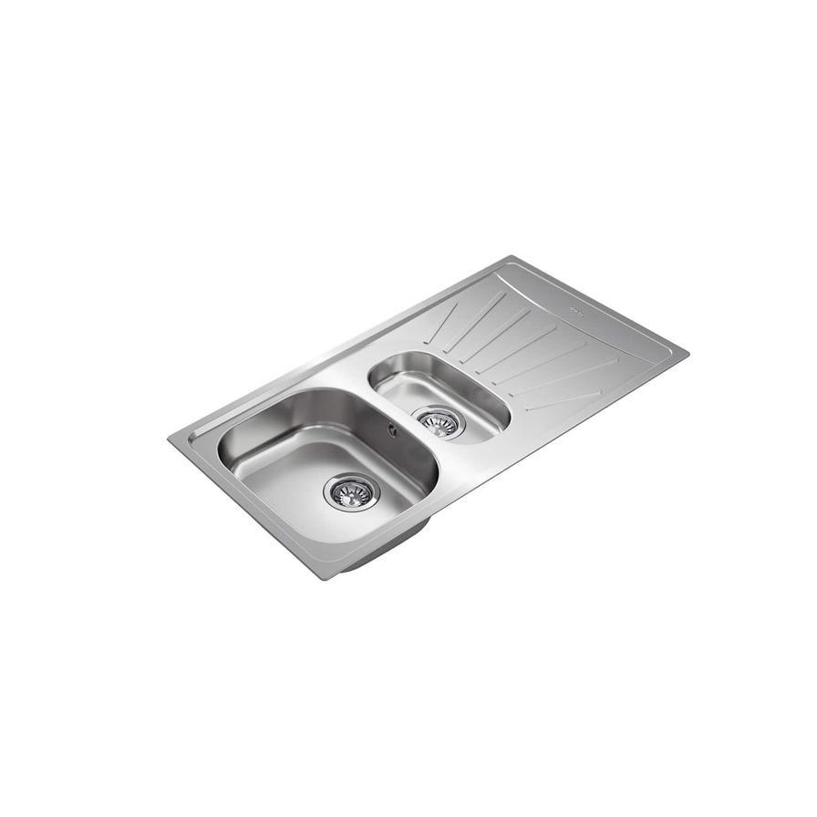 Teka Starbright Stainless Steel Inset Reversible Sink (50 x 98 cm)