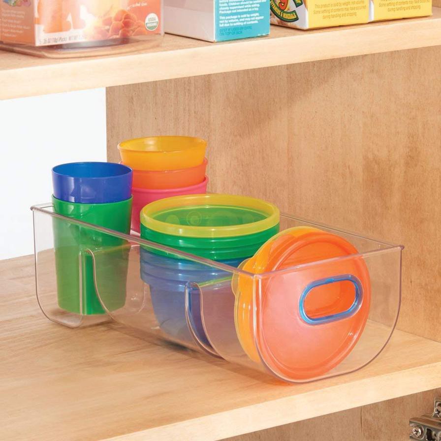 InterDesign Kids Utensils Organizer (28 x 14 x 8.9 cm, Clear)