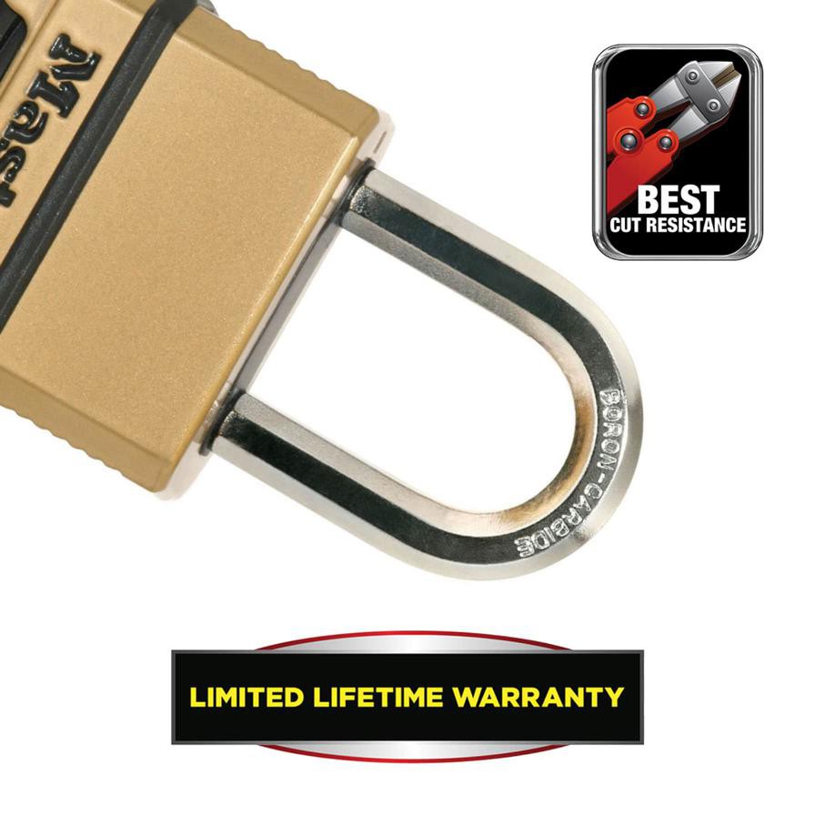 Master Lock Zinc Heavy Duty Padlock (9.7 x 5.6 x 3.1 cm)